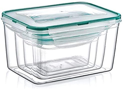 Set of 4 ( 8.9 LT) Deep Rectangle Food Container Storage