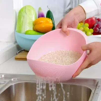 Food Strainer Rice Wash, Cleaning Food Strainer Bowl, Washing Vegetables Basket