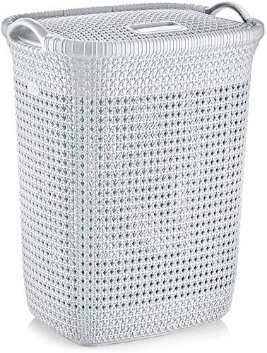 white laundry basket