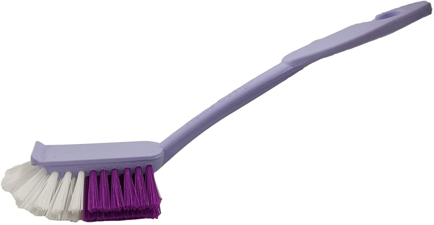 3 Dish & pan Scrubbing Brushes, Sink Brush with Hanger for Kitchen & Bathrooms