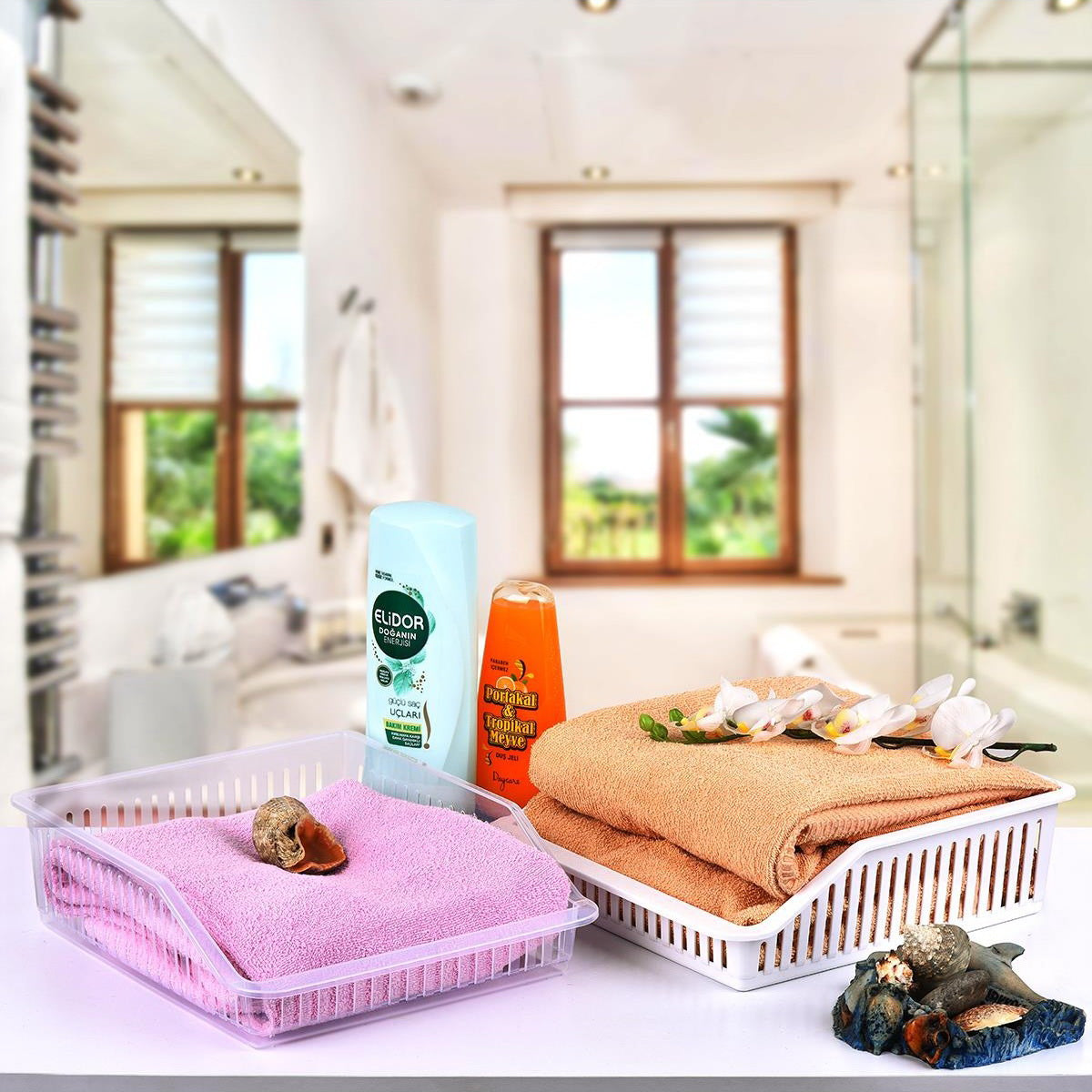 Set of 6 Fridge Storage Box Container Tray Cupboard organiser Rack