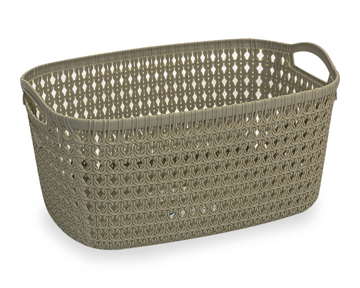 Set of 2 (10 LT) Multi Use Storage Basket for small Laundry