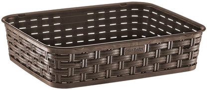 Set of 3 Knitted Storage Baskets, Organiser Boxes and Containers