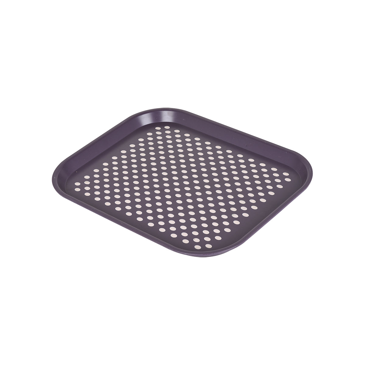 Set of 2 Anti Slip Serving Tray Non Slip Rubber Grip Surface and Bottom