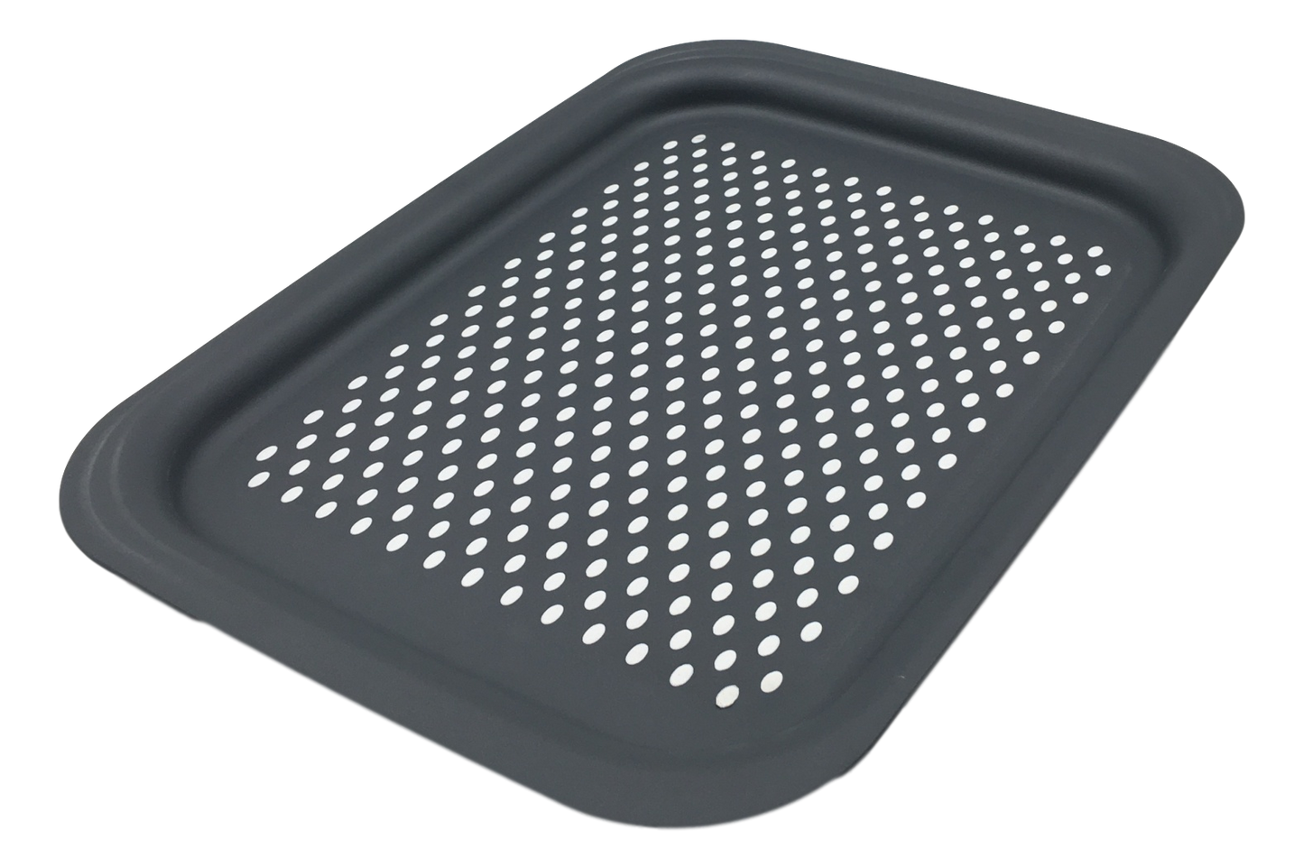 Set of 2 Anti Slip Serving Tray Non Slip Rubber Grip Surface and Bottom