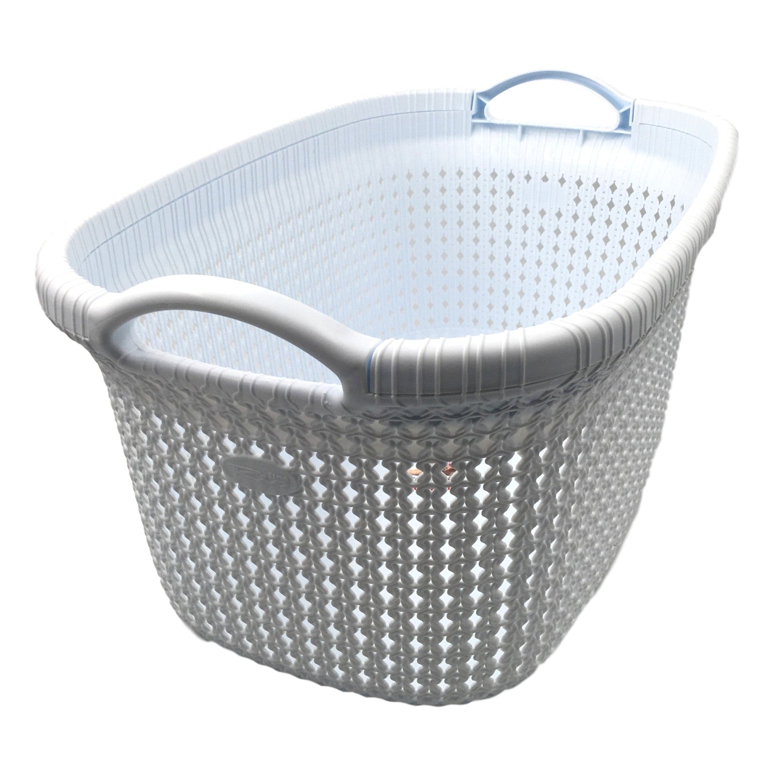 White Laundry Basket Storage Hamper