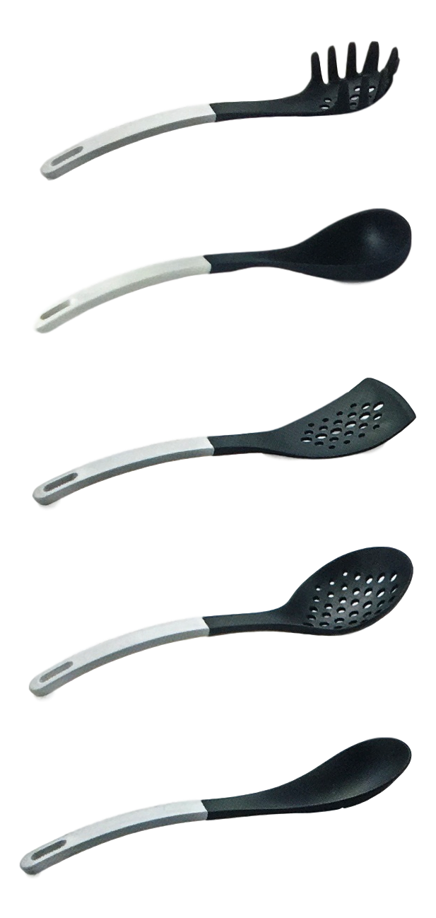 6 Pieces Kitchen Cooking Utensil Set with Stand, Non Stick, Heat-Resistant