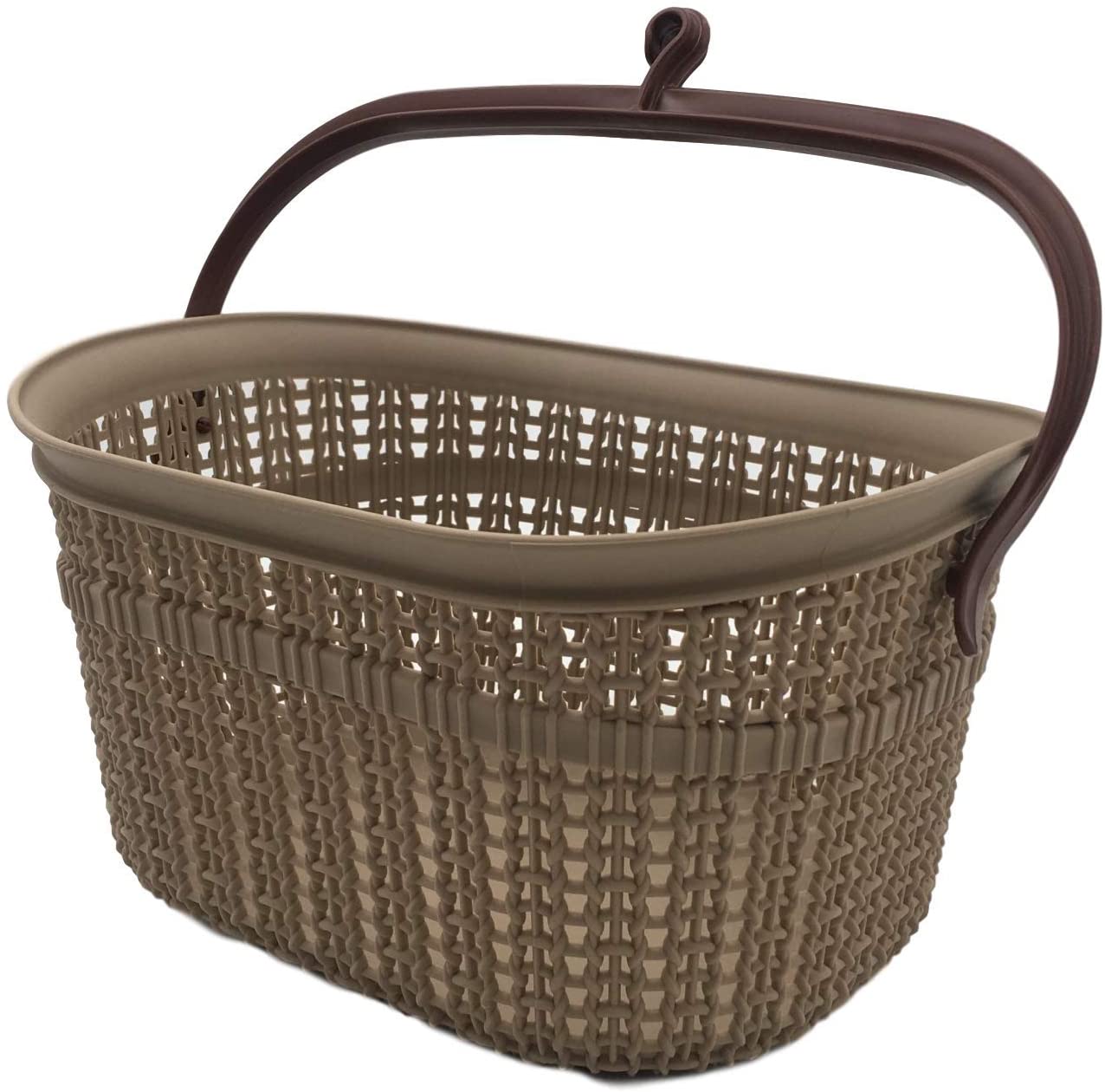 Peg Basket for Laundry/Clothes with Hook and Handle includes 24 Pegs