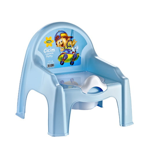 Colorful Potty Training Chair Seat Toilet with handle for Child Toddler Baby Fun