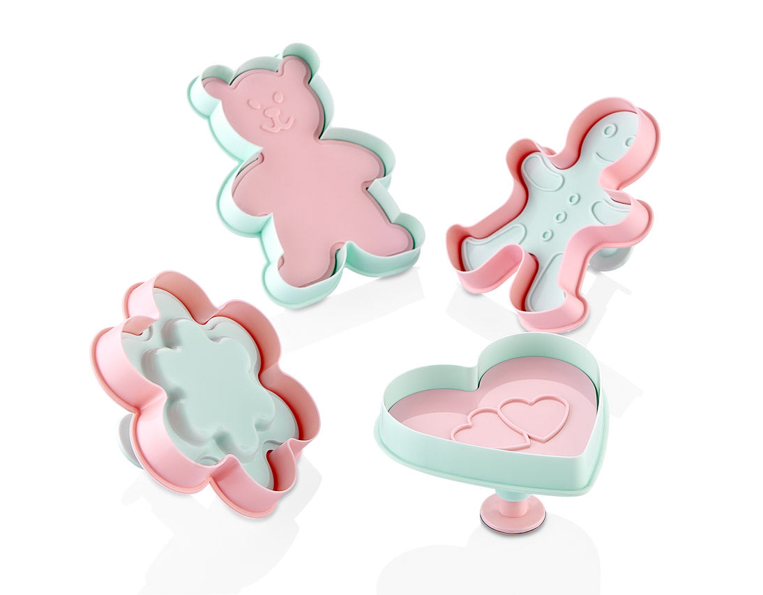 A collection of Double Sided Large Baking Tools, perfect for Cookies, Biscuits, pastries