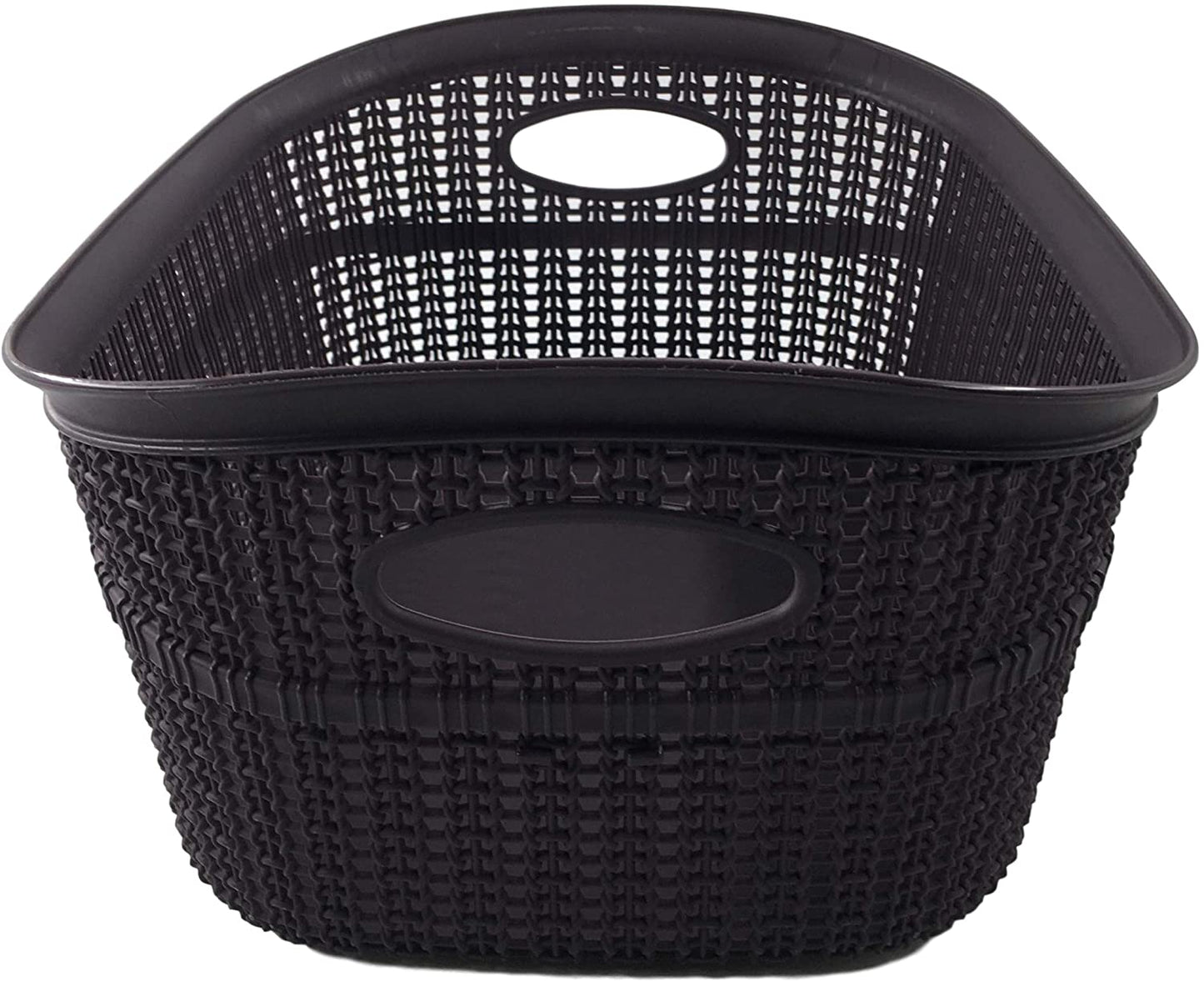 Set of 2 Rattan Laundry Storage 10L, Towel Basket Medium Rectangular