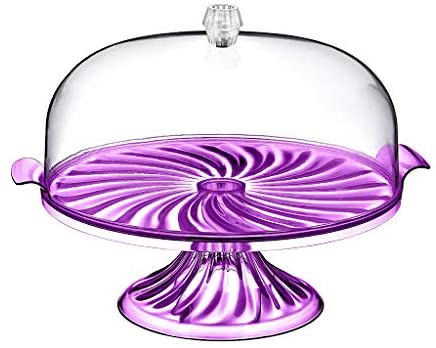Crystal Cake Stand with Dome Clear, cake box
