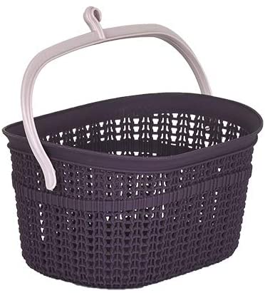 Peg Basket for Laundry/Clothes with Hook and Handle includes 24 Pegs