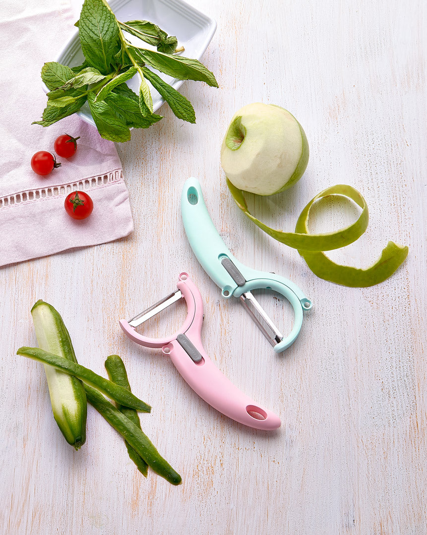 (pack of 2) Two Sided Duo Potato Peeler Fruit Vegetable