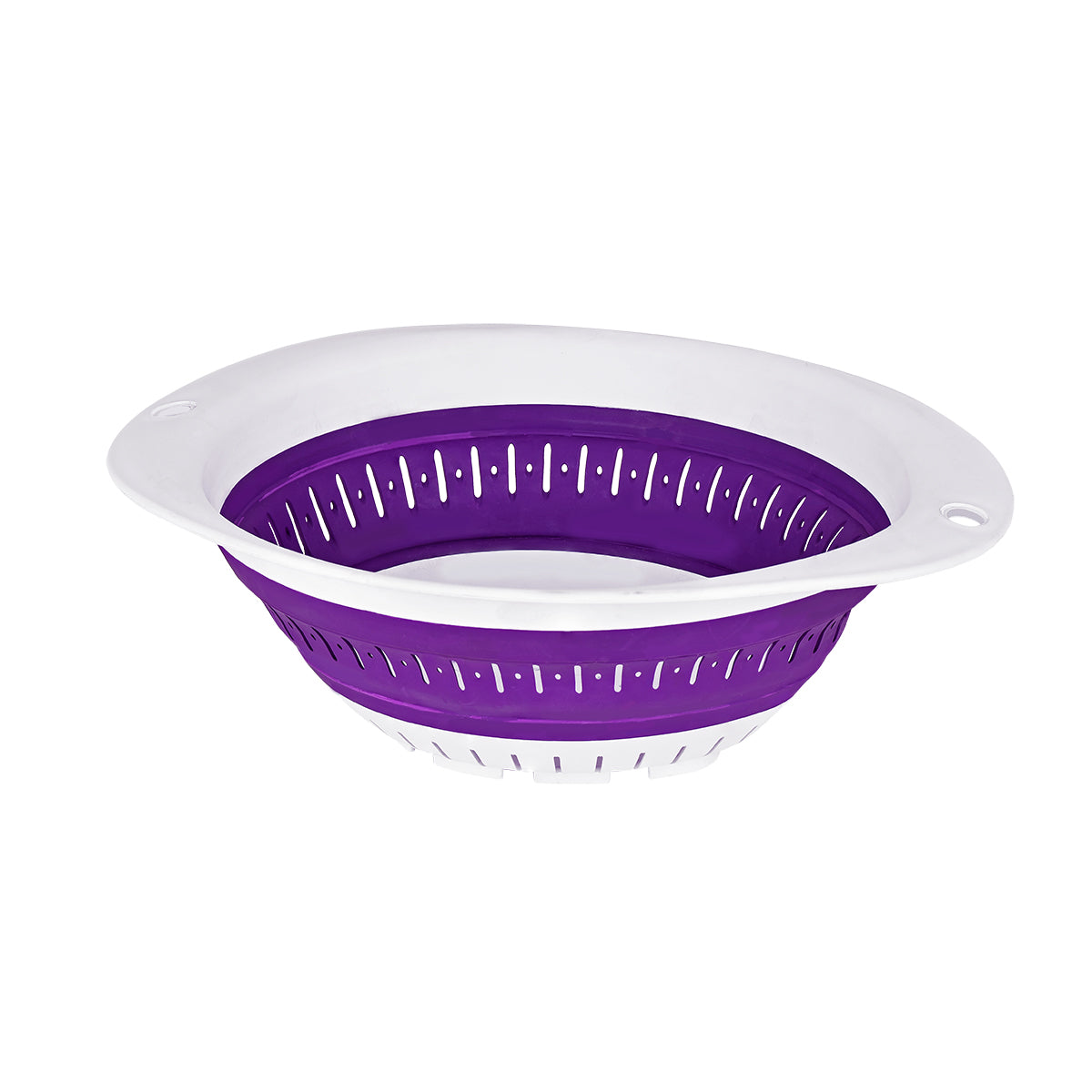 (Set of 2) 3 LT Silicone Foldable Strainer Rice, Veg, fruits Wash