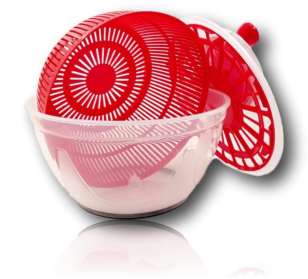 4.75 L Large Salad Spinner leaf Dryer Drying Lettuce Veg Drainer and Colander