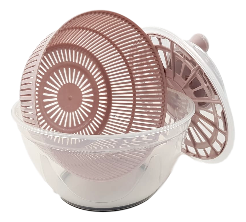 4.75 L Large Salad Spinner leaf Dryer Drying Lettuce Veg Drainer and Colander
