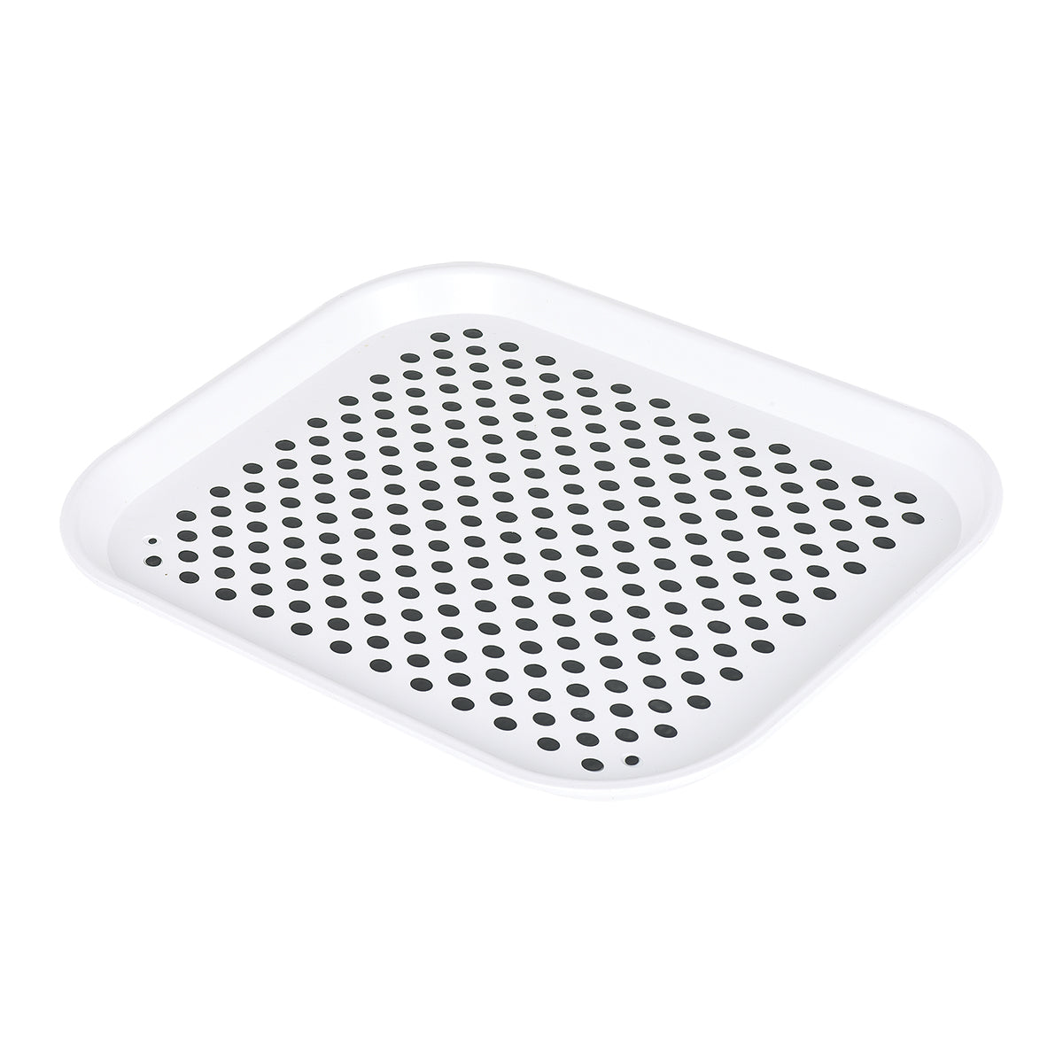 Food Tray, Anti Slip Tray, Rubber Grip, Serving Tray, Rectangular Shape