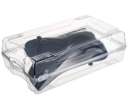 High Quality Clear Plastic Stackable Ladies Shoe Storage Box organiser