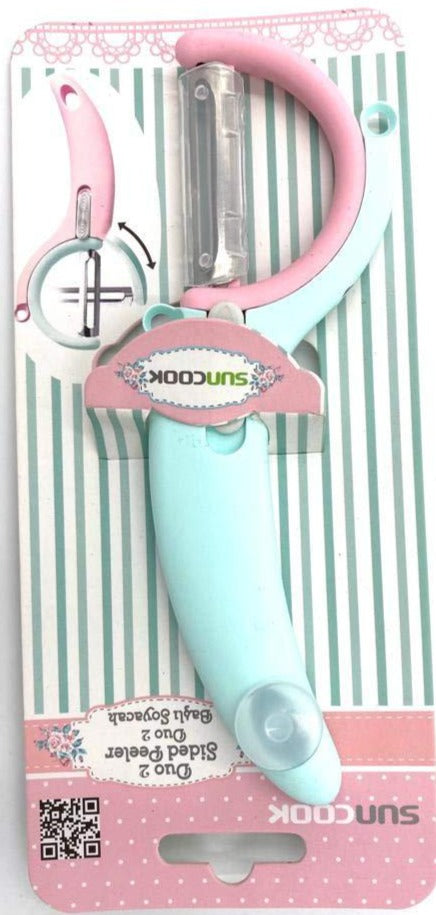 (pack of 2) Two Sided Duo Potato Peeler Fruit Vegetable