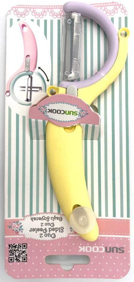 (pack of 2) Two Sided Duo Potato Peeler Fruit Vegetable