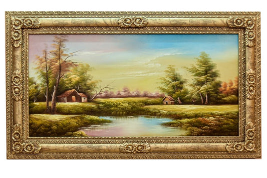 Tranquil Countryside Artwork Home Decor Wall Art High Quality Framed Painting
