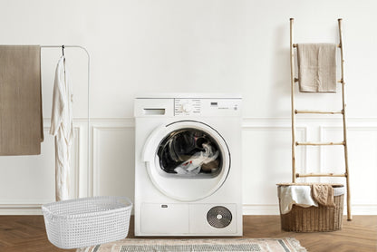 30 Litre Washing Laundry Basket with Handles Rattan Style