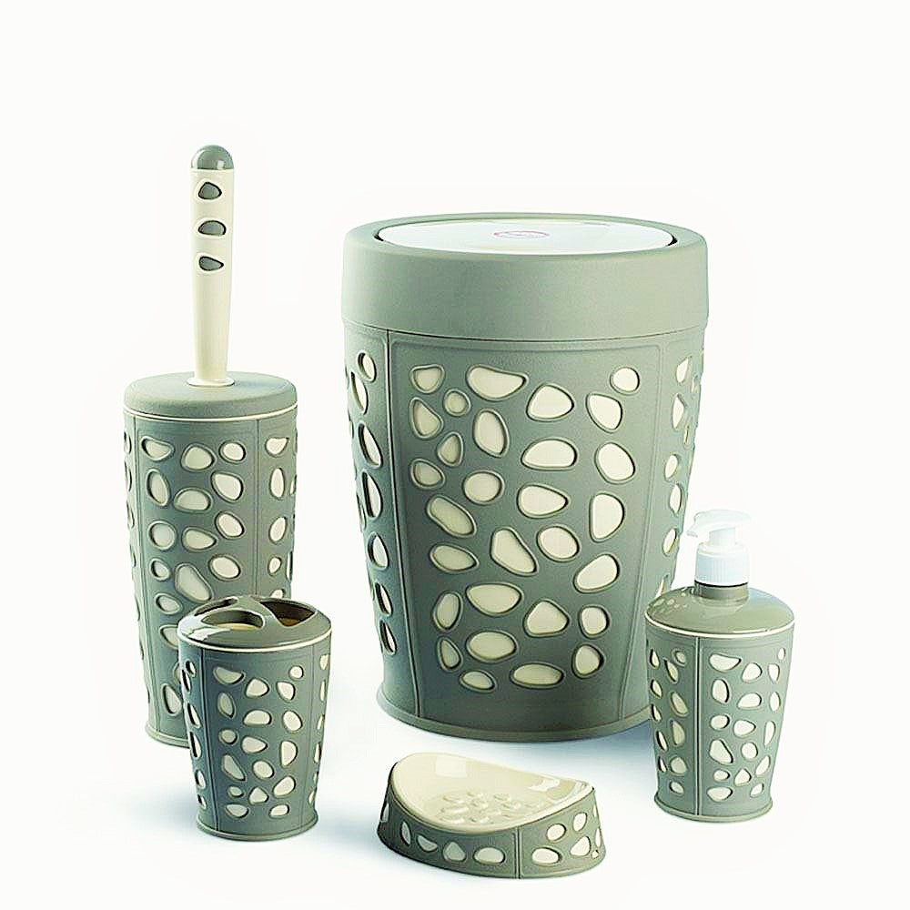 Toilet brush store and bin