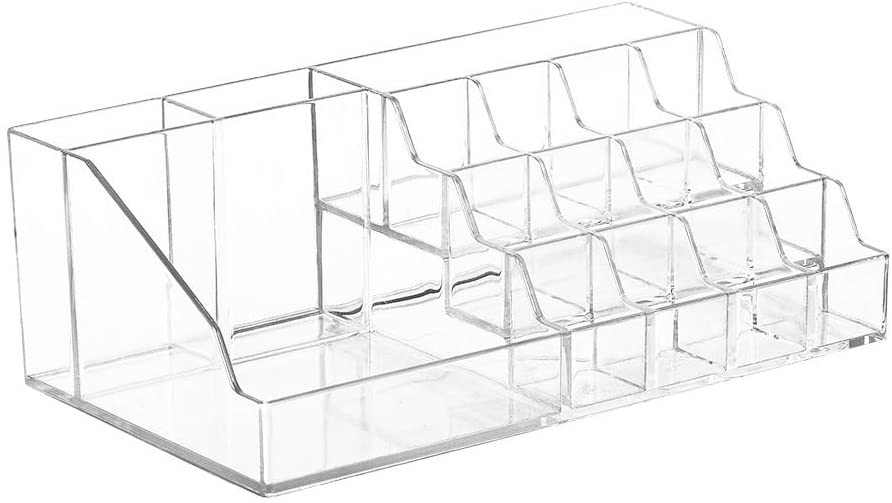 Cosmetic Organizer Acrylic Makeup Drawer Holder Jewelry Case Box Storage Clear