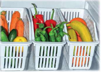 Set of 6 Fridge Storage Box Container Tray Cupboard organiser Rack