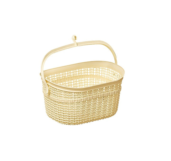 Peg Basket for Laundry/Clothes with Hook and Handle includes 24 Pegs