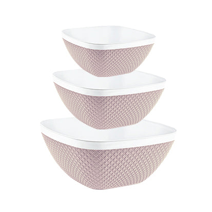 Set of 3 Snack Bowl, Strong Plastic Serving Food Safe Great for Serving Sauces,Pop corn,Dips, & much