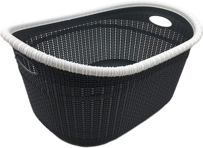 35 Litre Laundry Basket Storage Hamper organiser Washing Clothes Rattan Style