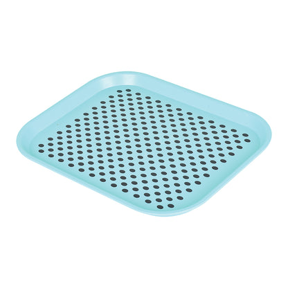 Food Tray, Anti Slip Tray, Rubber Grip, Serving Tray, Rectangular Shape