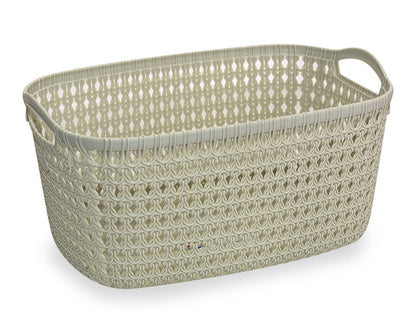 Set of 2 (10 LT) Multi Use Storage Basket for small Laundry