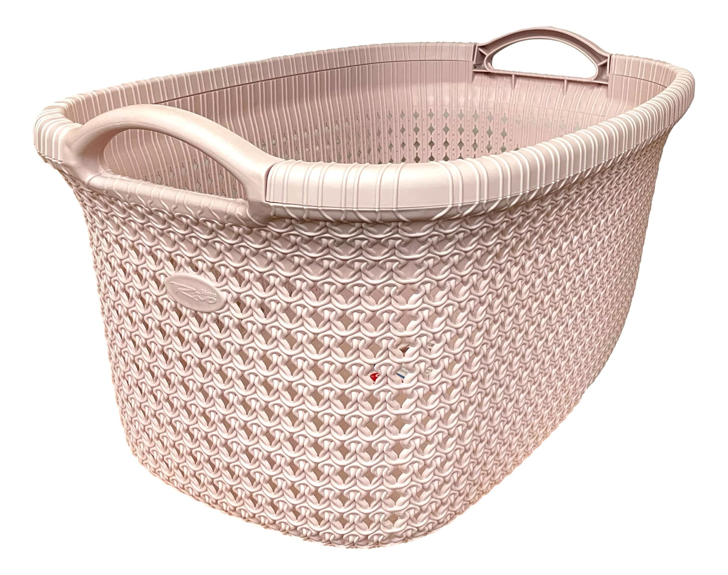 35 Litre Stylish Knit Design Laundry Baskets, Washing Baskets, Clothes Storage.