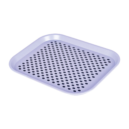 Food Tray, Anti Slip Tray, Rubber Grip, Serving Tray, Rectangular Shape