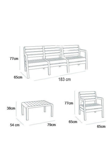 Garden Furniture Set Patio Conservatory Indoor Outdoor