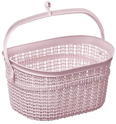 Peg Basket for Laundry/Clothes with Hook and Handle includes 24 Pegs